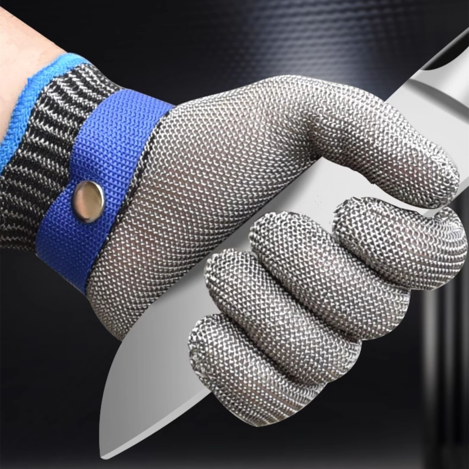 Cut Resistant Glove - Luva de metal de malha anti-corte