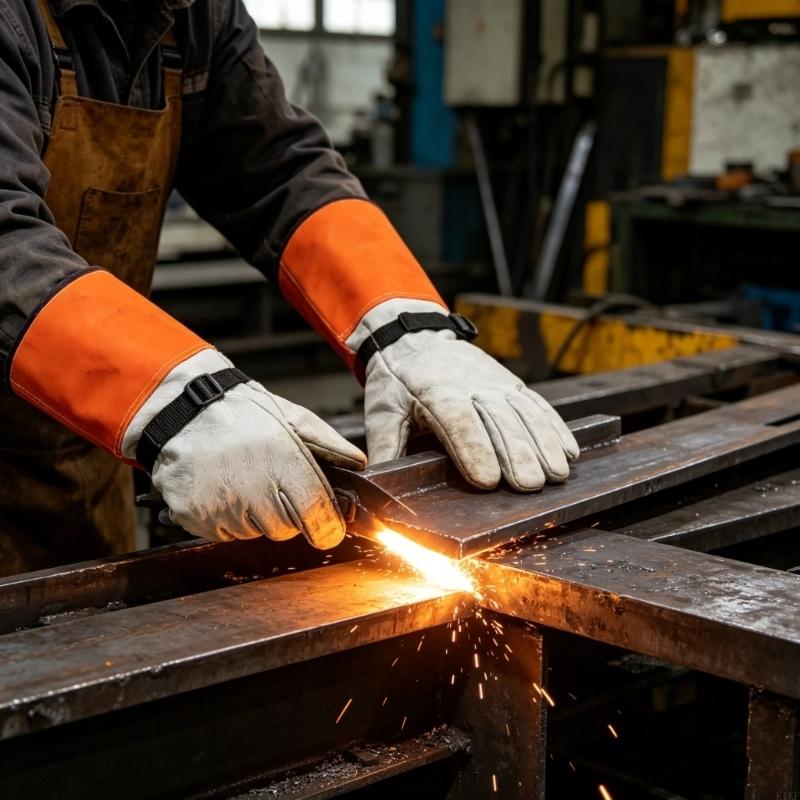 Luvas de couro de cabra de 14  - Heat Resistant Glove avaliação e preço