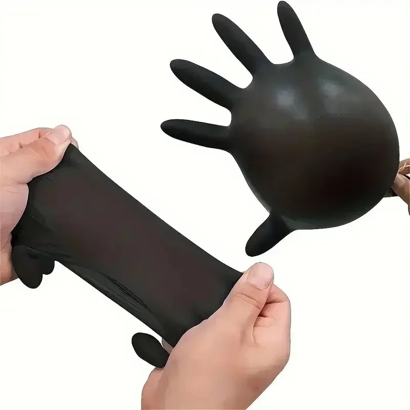 Luvas Pretas Descartáveis Unis - Latex Disposable Glove avaliação e preço