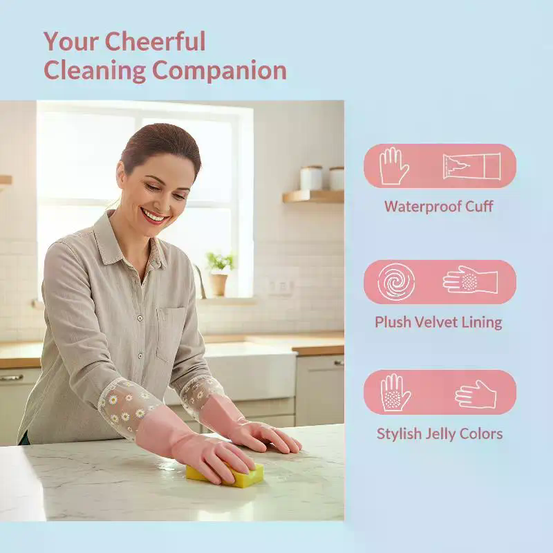 Luvas de Limpeza Impermeáveis  - Rubber Glove Cleaning avaliação e preço