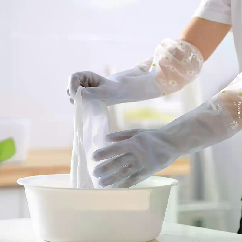 Luvas de Limpeza Impermeáveis  - Rubber Glove Cleaning avaliação e preço