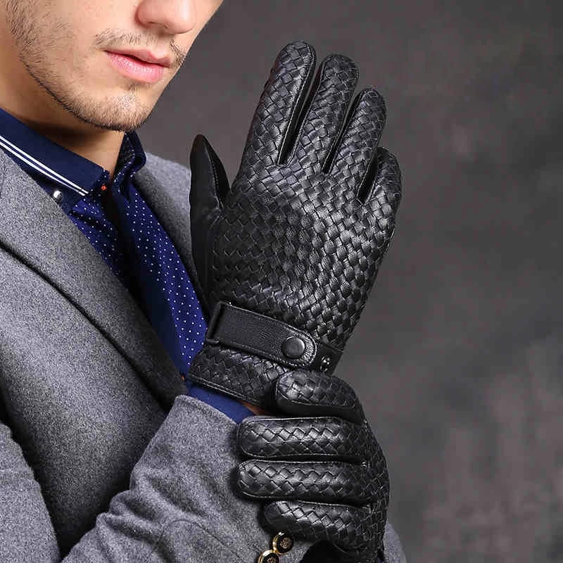 2022 novos homens luvas de alt - Leather Driving Glove avaliação e preço