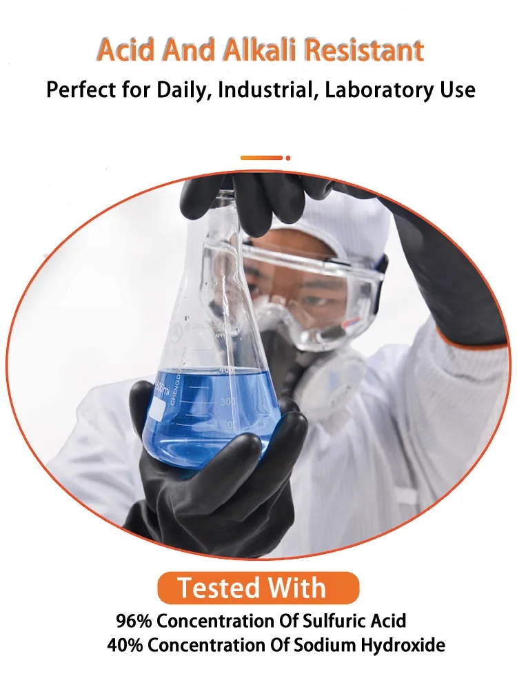 Luvas de borracha resistentes  - Rubber Glove Cleaning avaliação e preço