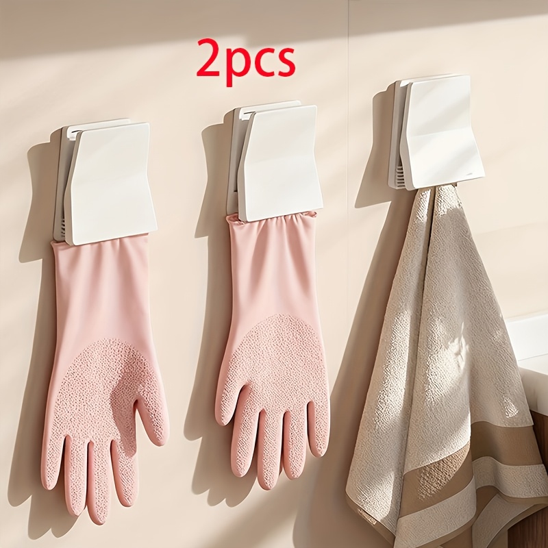 2 Peças Gancho Organizador de  - Rubber Glove Cleaning avaliação e preço