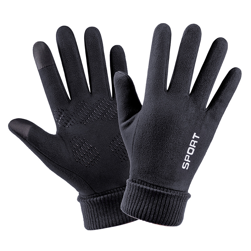 Homem inverno camurça couro de - Leather Driving Glove avaliação e preço