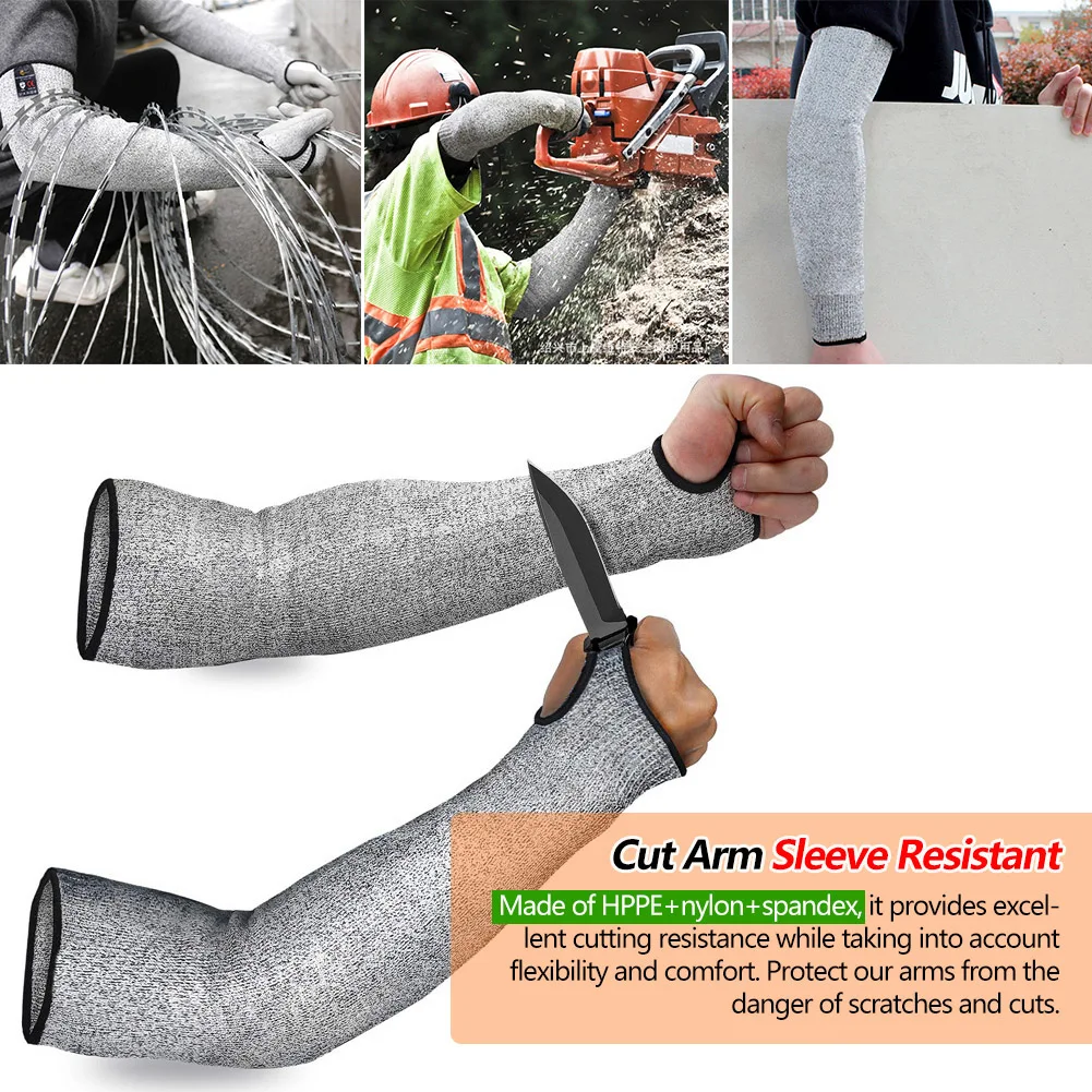Manga de braço de segurança, l - Cut Resistant Glove avaliação e preço